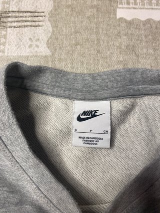 Sudadera Nike Gris Talla S