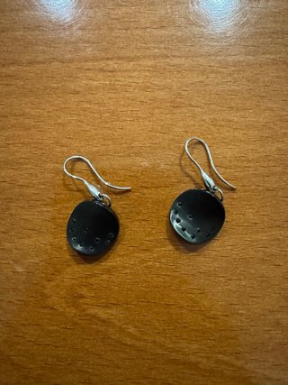 Pendientes Breil Negros y Plateados