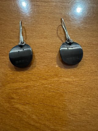 Pendientes Breil Negros y Plateados