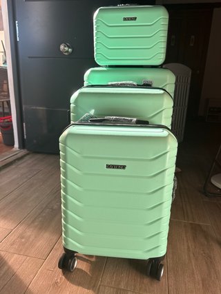 Juego 4 Maletas RAYKONG Verde