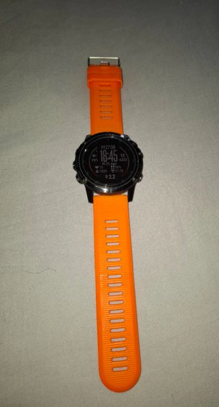 Garmin Fenix 5X Plus Naranja/Plata