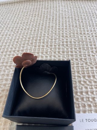 Brazalete Le Touquet Anémona Negro y Marrón