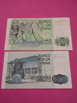Billetes españoles antiguos CAPICÚA.S/C