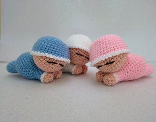Bambole Bimbi Amigurumi Fatti a Mano