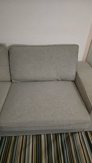 Sofá KIVIK 3 plazas IKEA gris