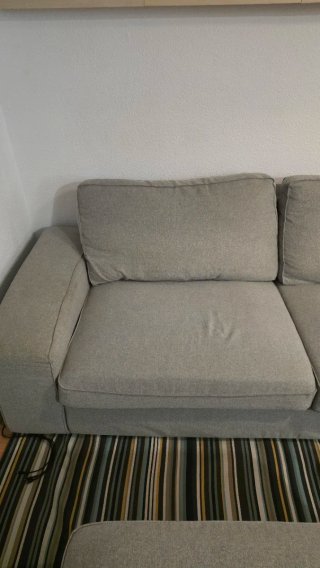 Sofá KIVIK 3 plazas IKEA gris