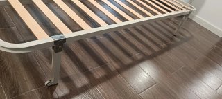 Somier metálico con lamas de madera