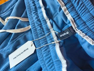 Pantalón Pana Ouku Azul Claro Talla XL