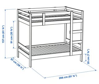 Literas de madera Ikea