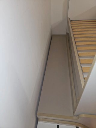 Letto a castello con scaletta e cassetti colombini
