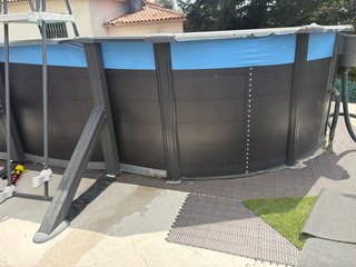 Piscina ovalada 3x6m