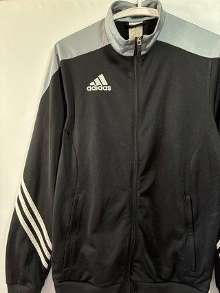 Chaqueta Adidas Negra y Gris