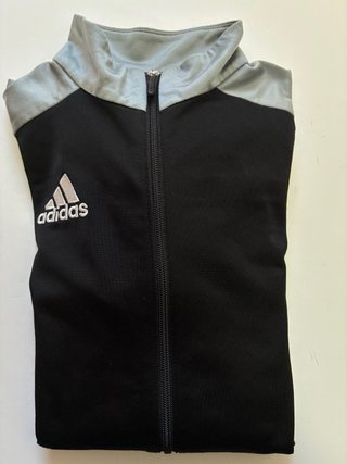 Chaqueta Adidas Negra y Gris