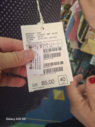Marella gonna pois viola e bianca nuova
