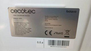 Lavadora Cecotec Bolero 7kg Inverter