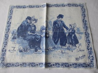 Tovagliette americane con disegno blu