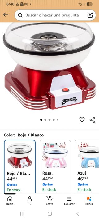 Máquina de algodón de azúcar como nueva