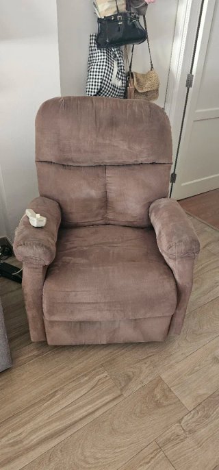 Sillón Eléctrico Gris Tela Gratis. Lo regalo