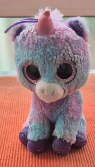 Peluche Unicornio Morado y Azul