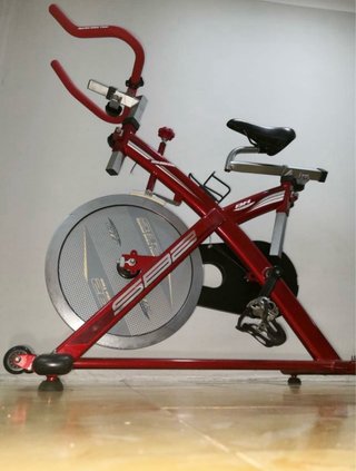 Bicicleta Spinning BH Roja