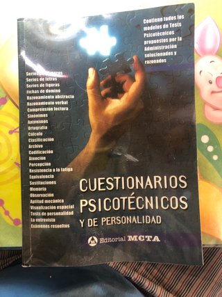 Libro par test psicotécnicos. Oposiciones