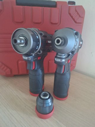Pack Taladro Atornillador Parkside 12V
