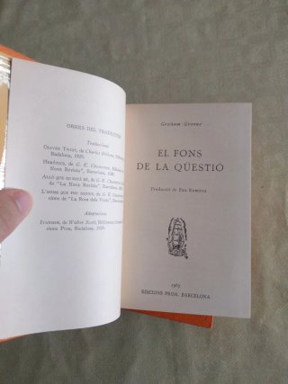 Graham Green - Dos llibres - Proa