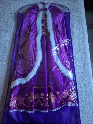 Vestido Princesa Disney Rapunzel 6 años