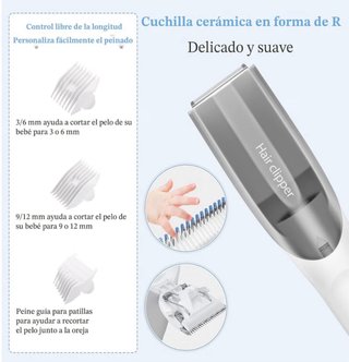 Máquina Cortapelos Bebé CARER SPARK