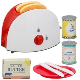 Set Colazione Tostapane Giocattolo Funzionante Acc