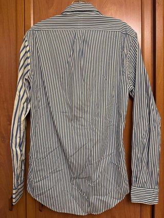 Camisa Ralph Lauren Rayas Azul y Blanco