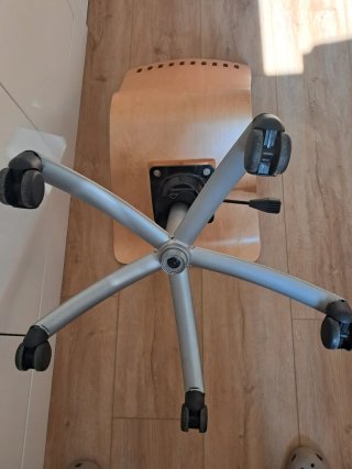 Silla de escritorio madera y metal