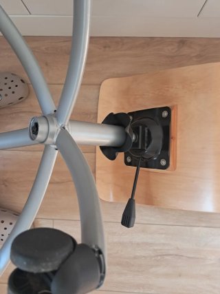 Silla de escritorio madera y metal