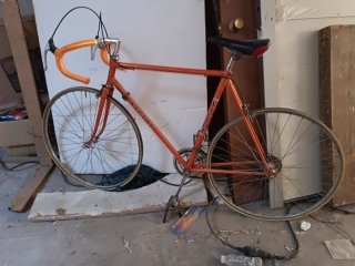 Bicicleta Clásica Vicini Naranja