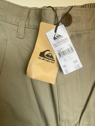 Pantalón corto Quiksilver beige talla XS