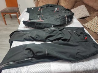 Traje de moto 2 piezas impermeable