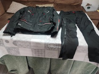 Traje de moto 2 piezas impermeable