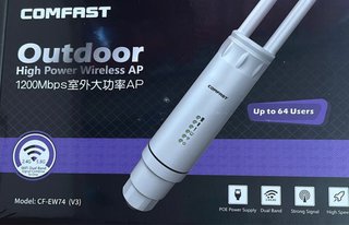 SIN ABRIR Outdoor Repetidor WiFi Exterior 1200Mbps