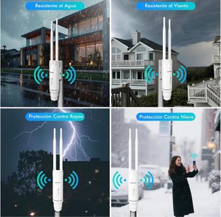 SIN ABRIR Outdoor Repetidor WiFi Exterior 1200Mbps