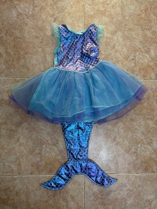 Disfraz Sirena Talla 2-4 Años