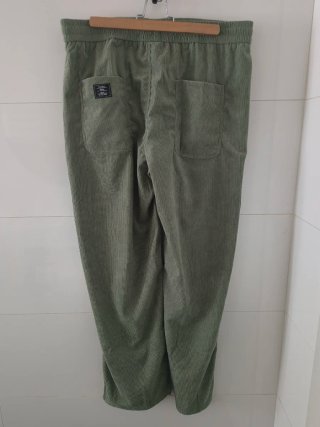 Pantalón Pana Ouku Verde Oliva Talla XL