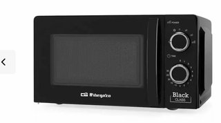 Microondas Negro Black Class