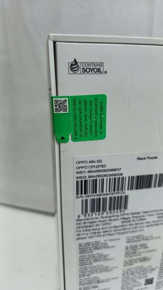 OPPO A6x 5G 256GB Morado