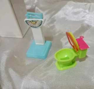 Set Polly Pocket Cocina Baño Accesorios