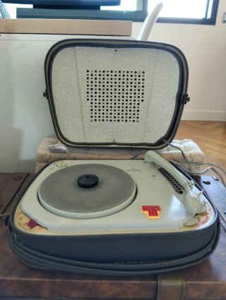 Tocadiscos Teppaz Maleta Portátil años 60