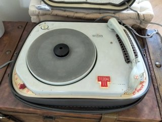Tocadiscos Teppaz Maleta Portátil años 60