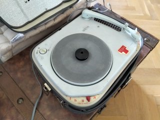 Tocadiscos Teppaz Maleta Portátil años 60