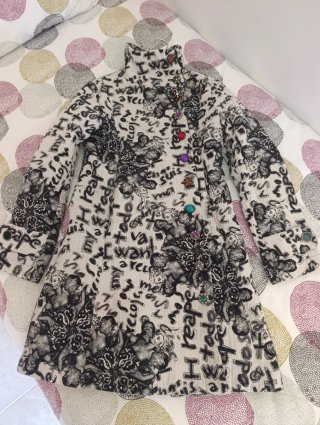 Chaqueta Desigual Estampada Botones Joya