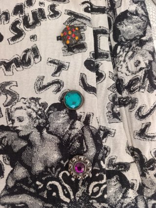 Chaqueta Desigual Estampada Botones Joya