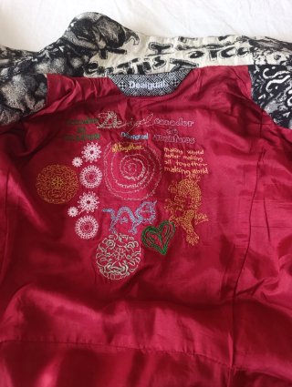 Chaqueta Desigual Estampada Botones Joya